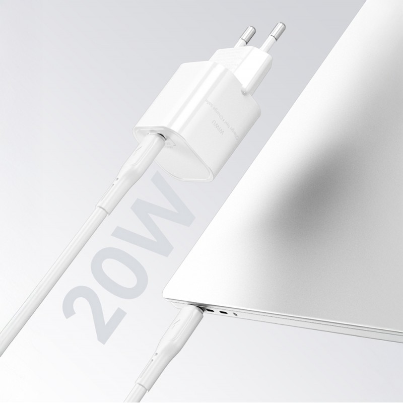 Bal-z Wiwu Wi-G014 Cube Serisi GaN Tech PD Hızlı Şarj Özellikli Mini Şarj Başlığı 20W