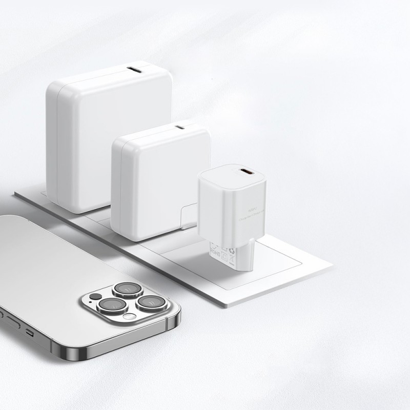 Bal-z Wiwu Wi-G015 Cube Serisi GaN Tech PD Hızlı Şarj Özellikli Mini Şarj Başlığı 33W