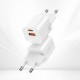 Wiwu Wi-G017 Cube Serisi Type-C PD & USB-A GaN Tech PD Hızlı Şarj Özellikli Mini Şarj Başlığı 33W Wiwu Wi-G017 Cube Serisi Type-C PD & USB-A GaN Tech PD Hızlı Şarj Özellikli Mini Şarj Başlığı 33W