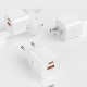 Wiwu Wi-G017 Cube Serisi Type-C PD & USB-A GaN Tech PD Hızlı Şarj Özellikli Mini Şarj Başlığı 33W Wiwu Wi-G017 Cube Serisi Type-C PD & USB-A GaN Tech PD Hızlı Şarj Özellikli Mini Şarj Başlığı 33W