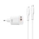 Wiwu Wi-G018 Cube Serisi Type-C to Lightning GaN Tech PD Hızlı Şarj Özellikli Kablolu Şarj Seti 33W Wiwu Wi-G018 Cube Serisi Type-C to Lightning GaN Tech PD Hızlı Şarj Özellikli Kablolu Şarj Seti 33W
