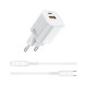 Wiwu Wi-G018 Cube Serisi Type-C to Lightning GaN Tech PD Hızlı Şarj Özellikli Kablolu Şarj Seti 33W Wiwu Wi-G018 Cube Serisi Type-C to Lightning GaN Tech PD Hızlı Şarj Özellikli Kablolu Şarj Seti 33W
