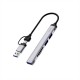 Wiwu Wi-HB003 Zolo Serisi USB3.0 + USB2.0 + SD/TF Bağlantılı Type-C USB-A 5in1 Hub Wiwu Wi-HB003 Zolo Serisi USB3.0 + USB2.0 + SD/TF Bağlantılı Type-C USB-A 5in1 Hub