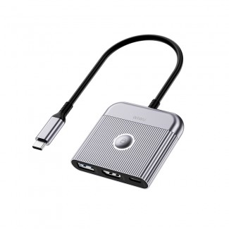 Wiwu Wi-HB8002 Travel Serisi 3in1 HDMI (4K@60Hz) Girişli 100W PD Type-C Hub Bağlantı İstasyonu Wiwu Wi-HB8002 Travel Serisi 3in1 HDMI (4K@60Hz) Girişli 100W PD Type-C Hub Bağlantı İstasyonu