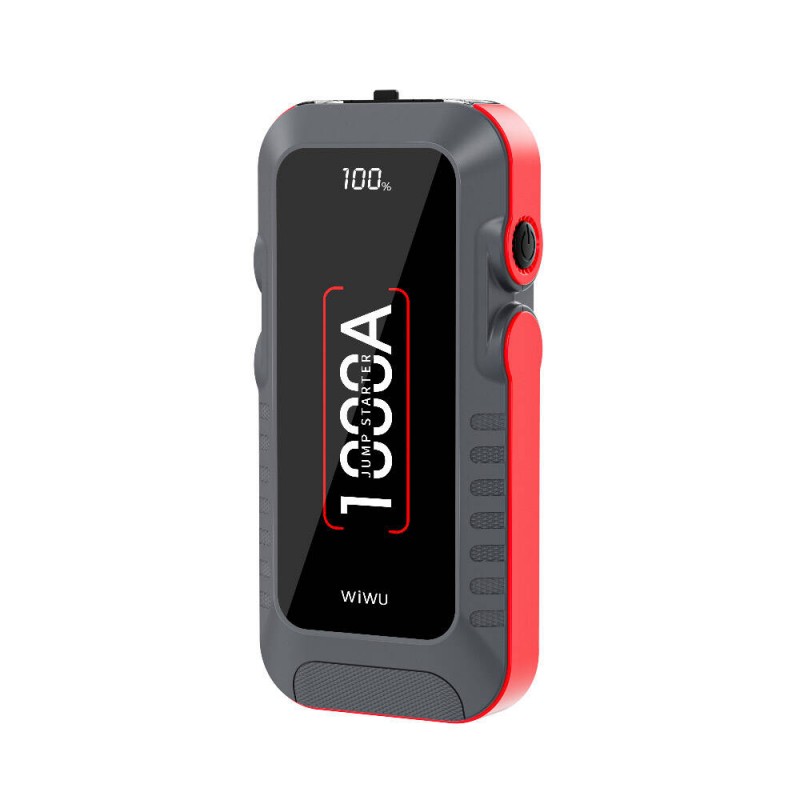 Bal-z Wiwu Wi-JS001 LED Işıklı Araç Akü Acil Durum Takviye Güç Kaynağı Powerbank 12V 37W 10000mAh