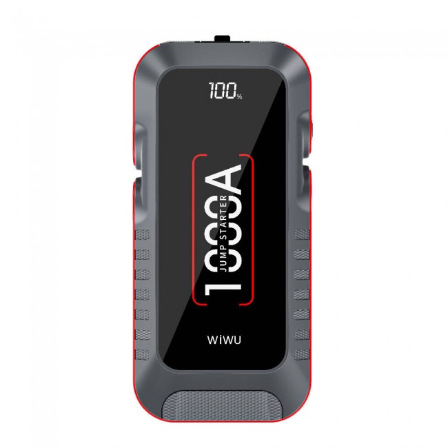 Wiwu Wi-JS001 LED Işıklı Araç Akü Acil Durum Takviye Güç Kaynağı Powerbank 12V 37W 10000mAh Wiwu Wi-JS001 LED Işıklı Araç Akü Acil Durum Takviye Güç Kaynağı Powerbank 12V 37W 10000mAh