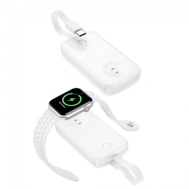 Wiwu Wi-M22 Ark Serisi 2in1 Akıllı Saat Mini Wireless Powerbank 2000mAh 2W Wiwu Wi-M22 Ark Serisi 2in1 Akıllı Saat Mini Wireless Powerbank 2000mAh 2W