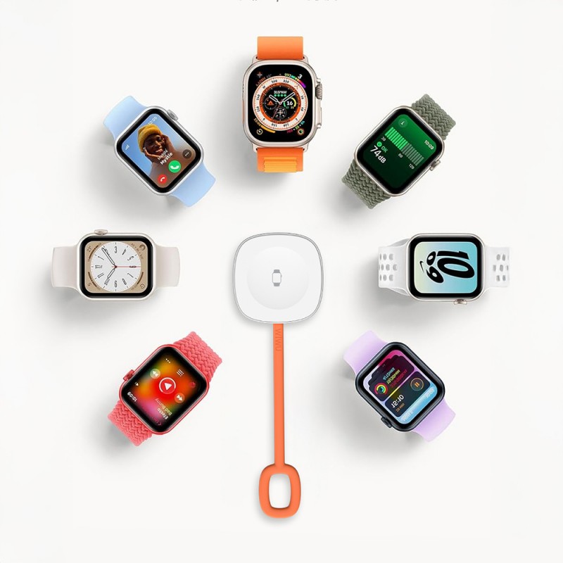 Bal-z Wiwu Wi-M23 Akıllı Saat Taşınabilir Wireless Magnetik Şarj Aleti 2.5W