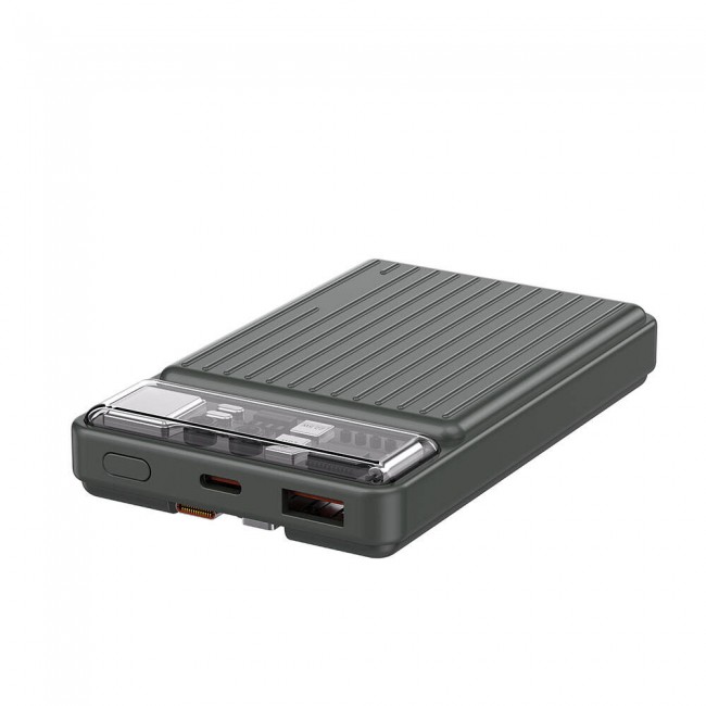 Wiwu Wi-P004 Trunk Serisi Type-C Lightning Çıkışlı Taşınabilir Powerbank PD 22.5W 10000mAh Wiwu Wi-P004 Trunk Serisi Type-C Lightning Çıkışlı Taşınabilir Powerbank PD 22.5W 10000mAh