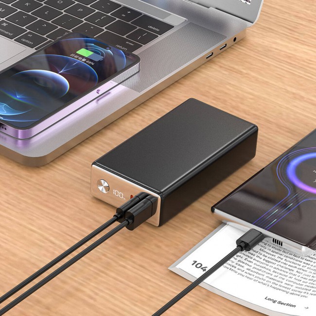 Wiwu Wi-P006 Rock LED Ekranlı Taşınabilir Powerbank PD 20W 20000mAh Wiwu Wi-P006 Rock LED Ekranlı Taşınabilir Powerbank PD 20W 20000mAh