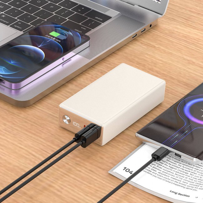Wiwu Wi-P006 Rock LED Ekranlı Taşınabilir Powerbank PD 20W 20000mAh Wiwu Wi-P006 Rock LED Ekranlı Taşınabilir Powerbank PD 20W 20000mAh