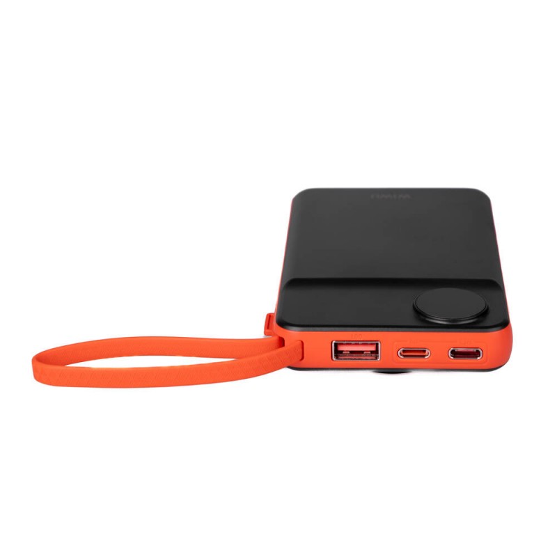 Bal-z Wiwu Wi-P007 LED Ekranlı Akıllı Saat Kablosuz Şarj Özellikli Taşınabilir Powerbank 10000mAh 22.5W