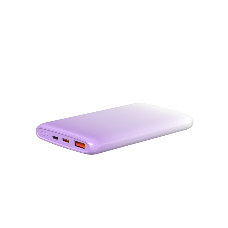 Bal-z Wiwu Wi-P008 Rainbow LED Işıklı Göstergeli Renkli Taşınabilir Powerbank PD 22.5W 10000mAh