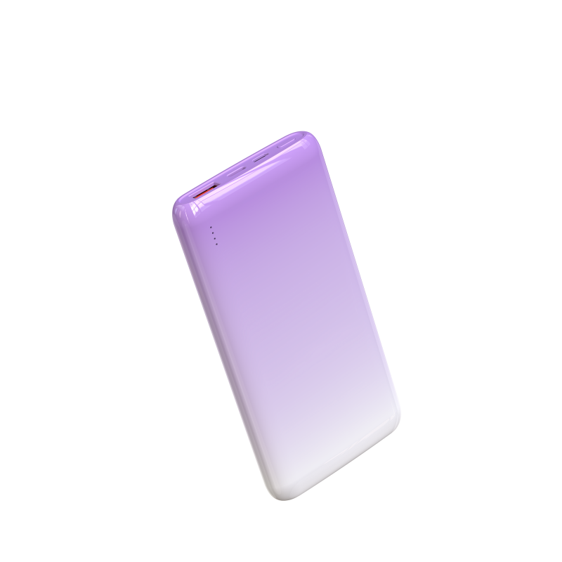 Bal-z Wiwu Wi-P008 Rainbow LED Işıklı Göstergeli Renkli Taşınabilir Powerbank PD 22.5W 10000mAh