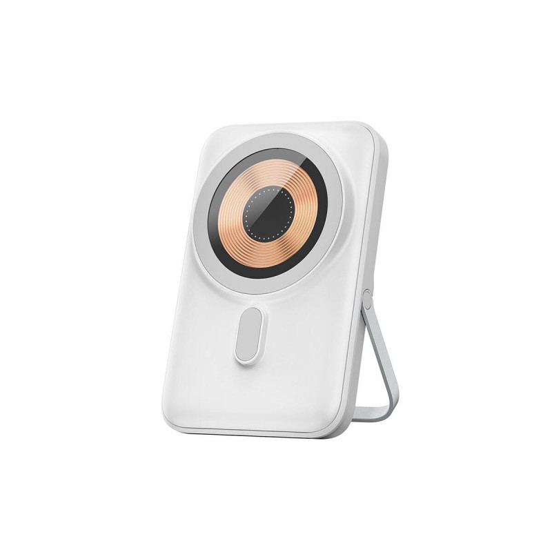 Bal-z Wiwu Wi-P009 LED Ekranlı Standlı Kablosuz Şarj Özellikli Taşınabilir Powerbank 10000mAh 20W