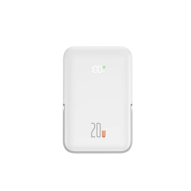 Bal-z Wiwu Wi-P009 LED Ekranlı Standlı Kablosuz Şarj Özellikli Taşınabilir Powerbank 10000mAh 20W