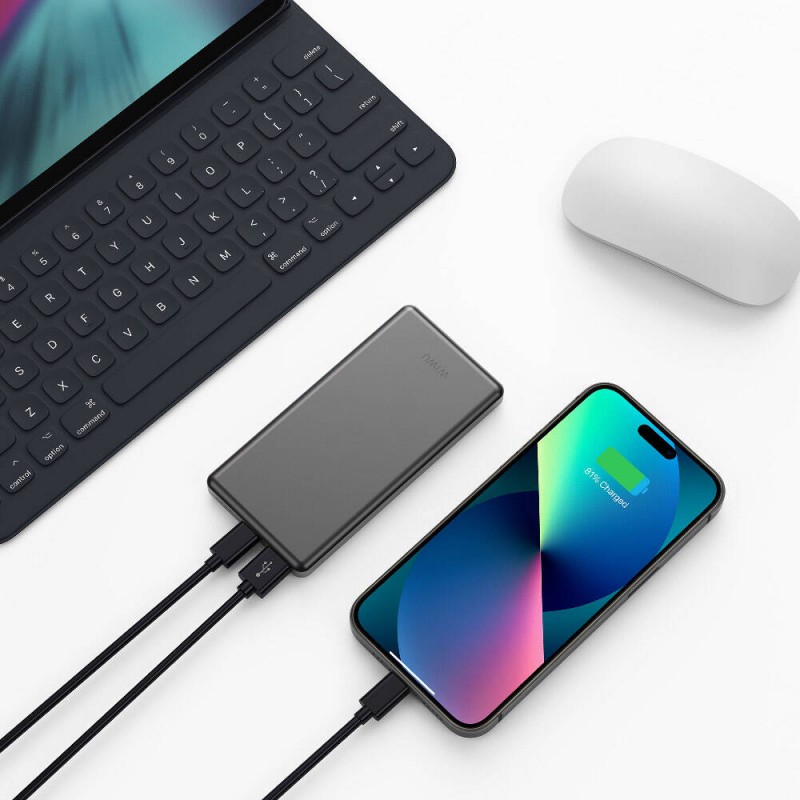 Bal-z Wiwu Wi-P013 Slim Serisi LED Işık Göstergeli Ultra İnce Taşınabilir Powerbank 10000mAh 22.5W