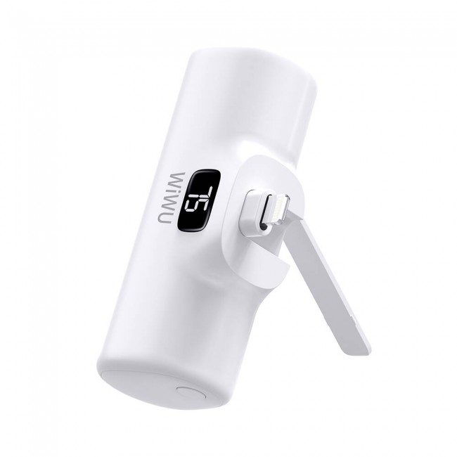 Wiwu Wi-P017 Capsule Serisi 2in1 Mini Taşınabilir Standlı Lightning Powerbank 5000mAh Wiwu Wi-P017 Capsule Serisi 2in1 Mini Taşınabilir Standlı Lightning Powerbank 5000mAh