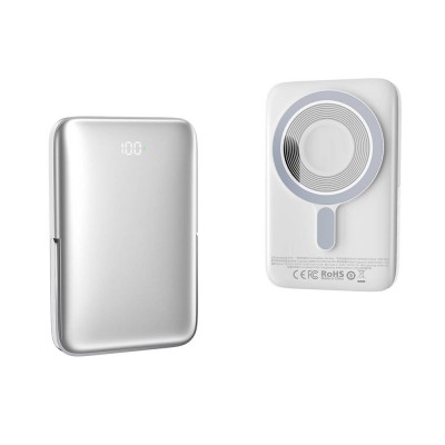 Bal-z Wiwu Wi-P018 Elite Serisi Led Ekranlı M-safe Powerbank Wireless 15W 10000mAh