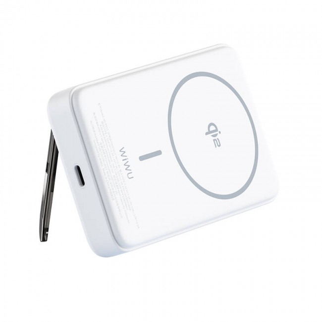 Wiwu Wi-P031 Qi2 Şarj Teknolojili LED Işık Göstergeli Standlı 30W Taşınabilir Magsafe Wireless Powerbank 10.000mAh Wiwu Wi-P031 Qi2 Şarj Teknolojili LED Işık Göstergeli Standlı 30W Taşınabilir Magsafe Wireless Powerbank 10.000mAh