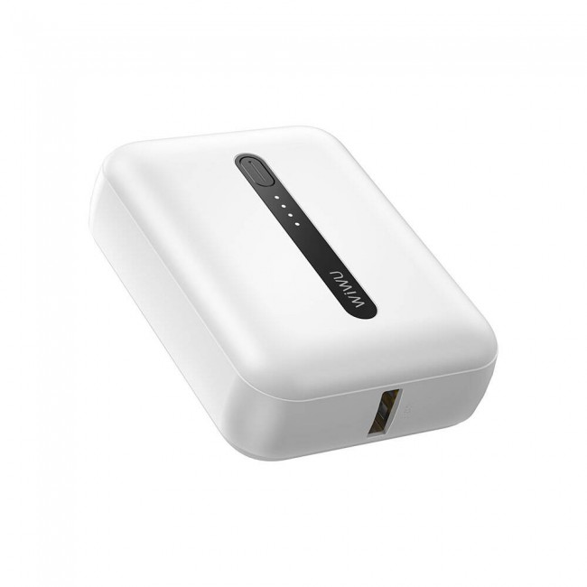 Wiwu Wi-P033 LED Işık Göstergeli Taşınabilir Mini Powerbank 10000mAh Wiwu Wi-P033 LED Işık Göstergeli Taşınabilir Mini Powerbank 10000mAh