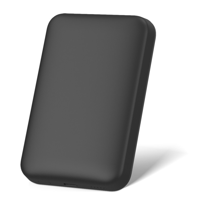 Bal-z Wiwu Wi-P037 Qi Şarj Teknolojili LED Işık Göstergeli M-safe Kablosuz Powerbank 5000mAh 15W