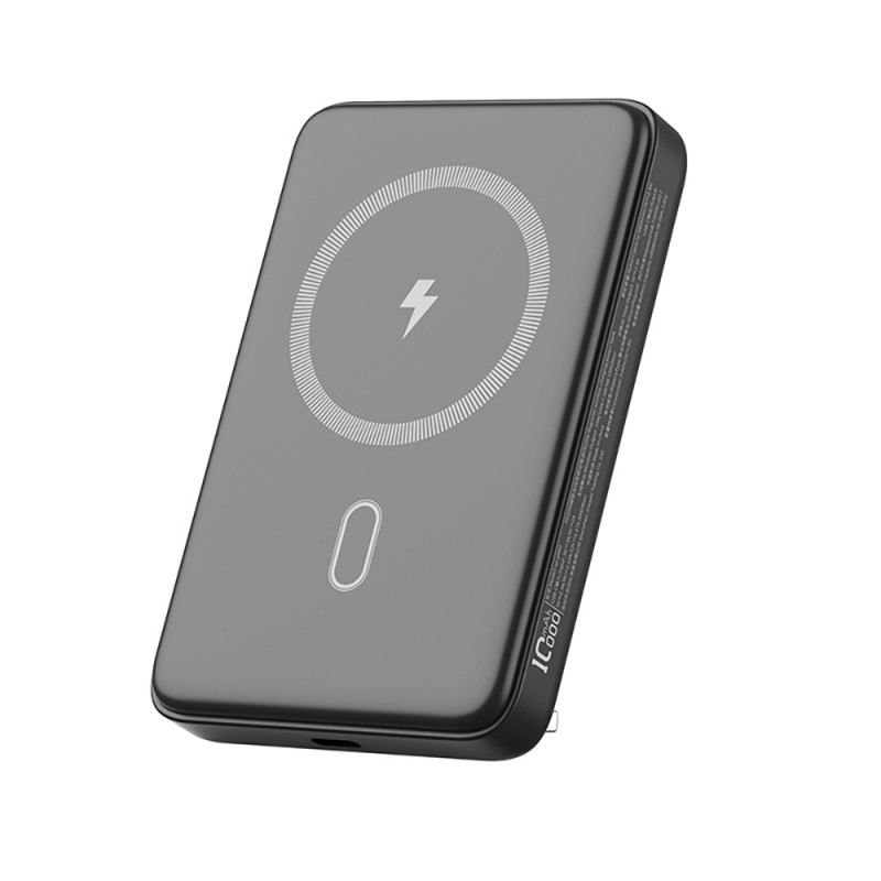 Bal-z Wiwu Wi-P043 LED Işık Göstergeli Standlı Taşınabilir M-safe Wireless Powerbank 10.000mAh 15W