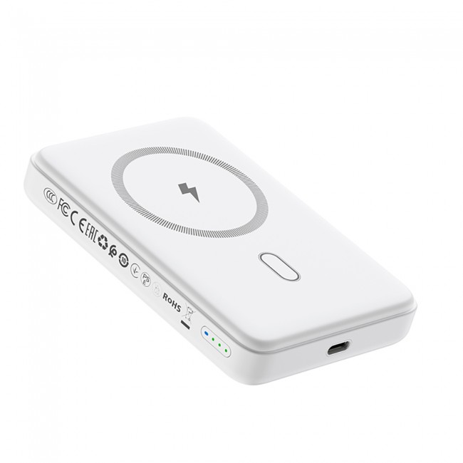 Wiwu Wi-P043 LED Işık Göstergeli Standlı Taşınabilir Magsafe Wireless Powerbank 10.000mAh 15W Wiwu Wi-P043 LED Işık Göstergeli Standlı Taşınabilir Magsafe Wireless Powerbank 10.000mAh 15W