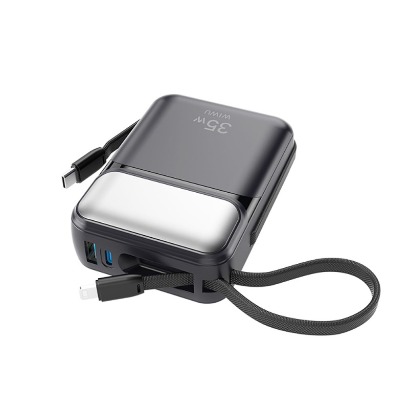 Bal-z Wiwu Wi-P052 Galaxy Serisi Type-C Lightning Çıkışlı Taşınabilir Powerbank PD 35W 10000mAh