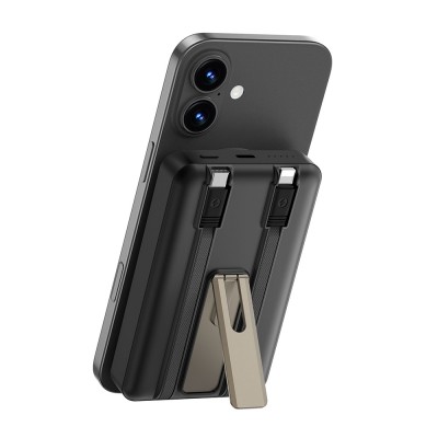 Bal-z Wiwu Wi-P056 Taşınabilir Wireless Şarj ve PD Hızlı Şarj Özellikli Powerbank 15W 10000mAh