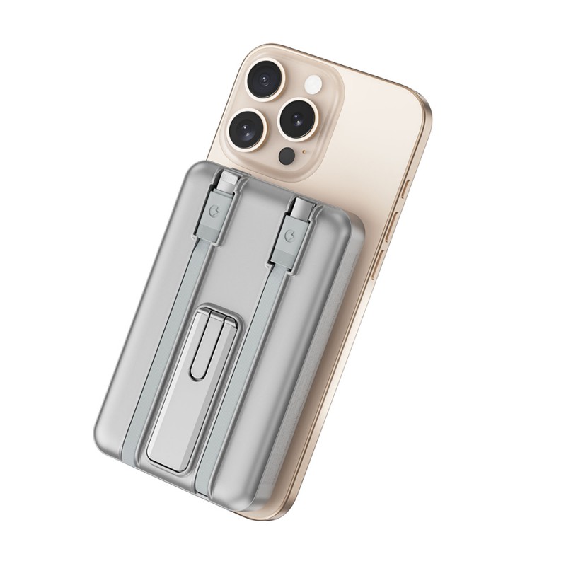 Bal-z Wiwu Wi-P056 Taşınabilir Wireless Şarj ve PD Hızlı Şarj Özellikli Powerbank 15W 10000mAh