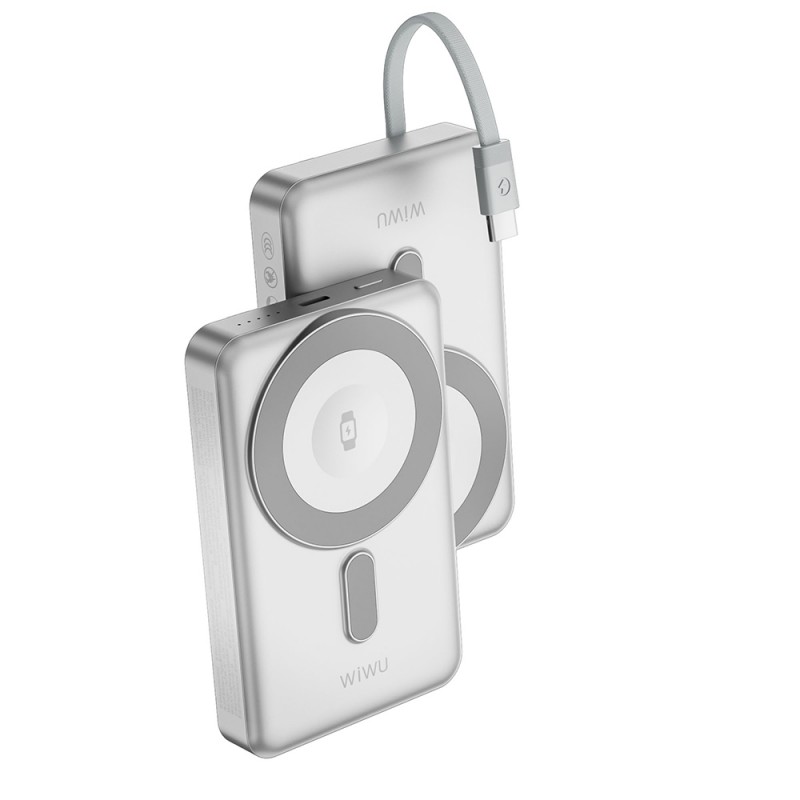 Bal-z Wiwu Wi-P056 Taşınabilir Wireless Şarj ve PD Hızlı Şarj Özellikli Powerbank 15W 10000mAh