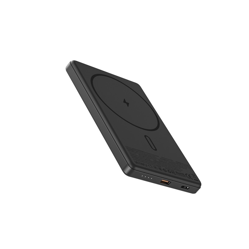 Bal-z Wiwu Wi-P072 PD 20W M-safe Şarj Özellikli Ultra İnce Aramid Fiber Powerbank 15W 5000mAh