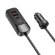 Wiwu Wi-QC015 Extend Serisi Dual Type-C + Dual USB-A Hızlı Şarj Özellikli Harici Portlu Araç Şarj Aleti 120W Wiwu Wi-QC015 Extend Serisi Dual Type-C + Dual USB-A Hızlı Şarj Özellikli Harici Portlu Araç Şarj Aleti 120W