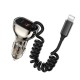 Wiwu Wi-QC019 Geek Serisi Type-C + Lightning Kablolu + USB-A Hızlı Şarj Özellikli Transparan Tasarımlı Araç Şarj Aleti 90W Wiwu Wi-QC019 Geek Serisi Type-C + Lightning Kablolu + USB-A Hızlı Şarj Özellikli Transparan Tasarımlı Araç Şarj Aleti 90W