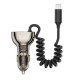 Wiwu Wi-QC019 Geek Serisi Type-C + Lightning Kablolu + USB-A Hızlı Şarj Özellikli Transparan Tasarımlı Araç Şarj Aleti 90W Wiwu Wi-QC019 Geek Serisi Type-C + Lightning Kablolu + USB-A Hızlı Şarj Özellikli Transparan Tasarımlı Araç Şarj Aleti 90W