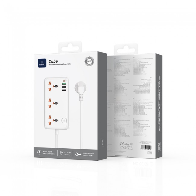Wiwu Wi-S005 GaN Tech Power Strip Çoklu Priz 30W