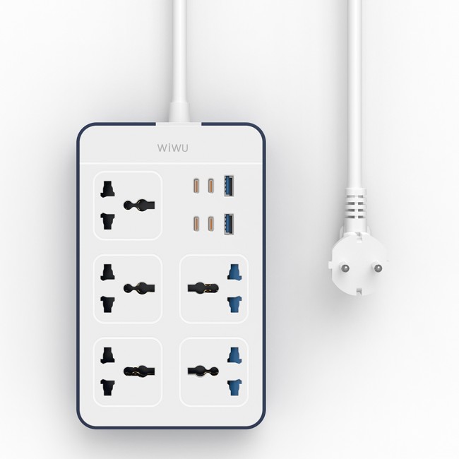 Wiwu Wi-S006 20W GaN Tech Power Strip 11 in 1 Çoklu Priz Wiwu Wi-S006 20W GaN Tech Power Strip 11 in 1 Çoklu Priz