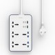 Wiwu Wi-S006 20W GaN Tech Power Strip 11 in 1 Çoklu Priz Wiwu Wi-S006 20W GaN Tech Power Strip 11 in 1 Çoklu Priz