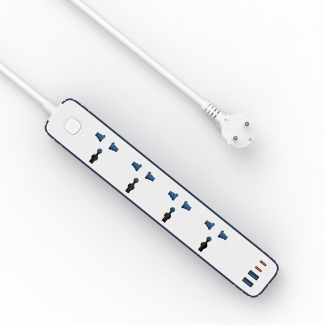 Wiwu Wi-S007 20W GaN Tech Power Strip 8 in 1 Çoklu Priz 2M Wiwu Wi-S007 20W GaN Tech Power Strip 8 in 1 Çoklu Priz 2M