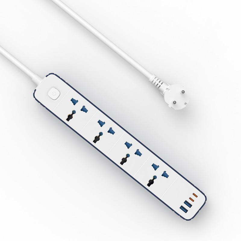 Bal-z Wiwu Wi-S007 20W GaN Tech Power Strip 8 in 1 Çoklu Priz 2M