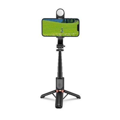 Bal-z Wiwu Wi-SE011 Dolgu Işıklı Teleskopik Tripod ve Mini Selfie Çubuğu
