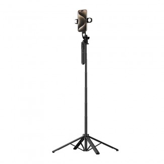 Wiwu Wi-SE012 Canlı Yayın Dolgu Işıklı Teleskopik Tripod ve Selfie Çubuğu Wiwu Wi-SE012 Canlı Yayın Dolgu Işıklı Teleskopik Tripod ve Selfie Çubuğu