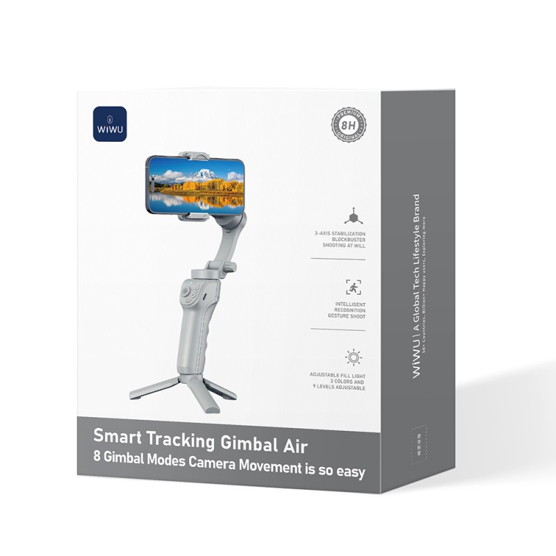 Bal-z Wiwu Wi-SE017 3-Axis Yapay Zeka Destekli Çok Fonksiyonlu El Tipi Gimbal Stabilizatör