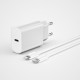 Wiwu Wi-U001 Quick 20W Tek Bağlantılı Şarj Başlığı Type-C to Lightning PD 20W Kablolu Şarj Seti Wiwu Wi-U001 Quick 20W Tek Bağlantılı Şarj Başlığı Type-C to Lightning PD 20W Kablolu Şarj Seti