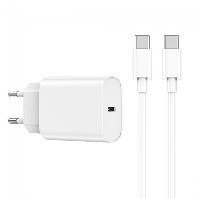 Wiwu Wi-U001 Quick 20W Tek Bağlantılı Şarj Başlığı Type-C to Type-C PD 20W Kablolu Şarj Seti Wiwu Wi-U001 Quick 20W Tek Bağlantılı Şarj Başlığı Type-C to Type-C PD 20W Kablolu Şarj Seti