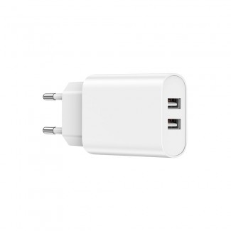 Wiwu Wi-U003 Quick 2.1A Çift USB Çıkışlı Hızlı Şarj Başlığı Adaptörü Wiwu Wi-U003 Quick 2.1A Çift USB Çıkışlı Hızlı Şarj Başlığı Adaptörü