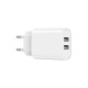 Wiwu Wi-U003 Quick 2.1A Çift USB Çıkışlı Hızlı Şarj Başlığı Adaptörü Wiwu Wi-U003 Quick 2.1A Çift USB Çıkışlı Hızlı Şarj Başlığı Adaptörü