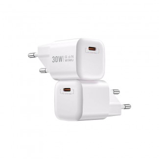 Wiwu Wi-U006 GaN Tech PD Hızlı Şarj Özellikli Seyahat Şarj Başlığı 30W Wiwu Wi-U006 GaN Tech PD Hızlı Şarj Özellikli Seyahat Şarj Başlığı 30W