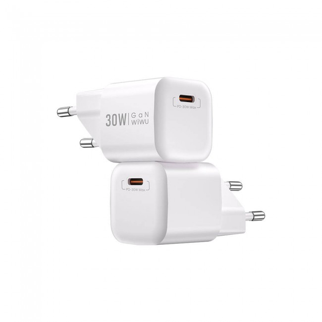 Wiwu Wi-U006 GaN Tech PD Hızlı Şarj Özellikli Seyahat Şarj Başlığı 30W Wiwu Wi-U006 GaN Tech PD Hızlı Şarj Özellikli Seyahat Şarj Başlığı 30W